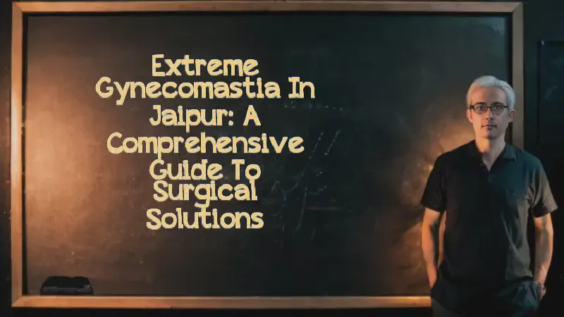 Featured image of post Extreme Gynecomastia in Jaipur: A Comprehensive Guide to Surgical Solutions