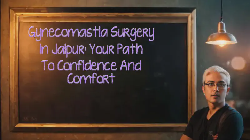 Featured image of post Gynecomastia Surgery in Jaipur: Your Path to Confidence and Comfort