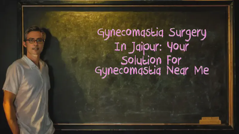 Featured image of post Gynecomastia Surgery in Jaipur: Your Solution for Gynecomastia Near Me