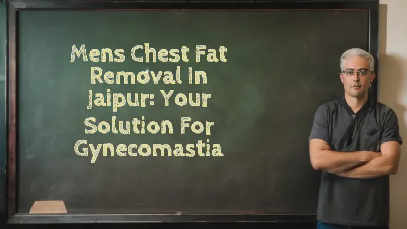 Featured image of post Mens Chest Fat Removal in Jaipur: Your Solution for Gynecomastia